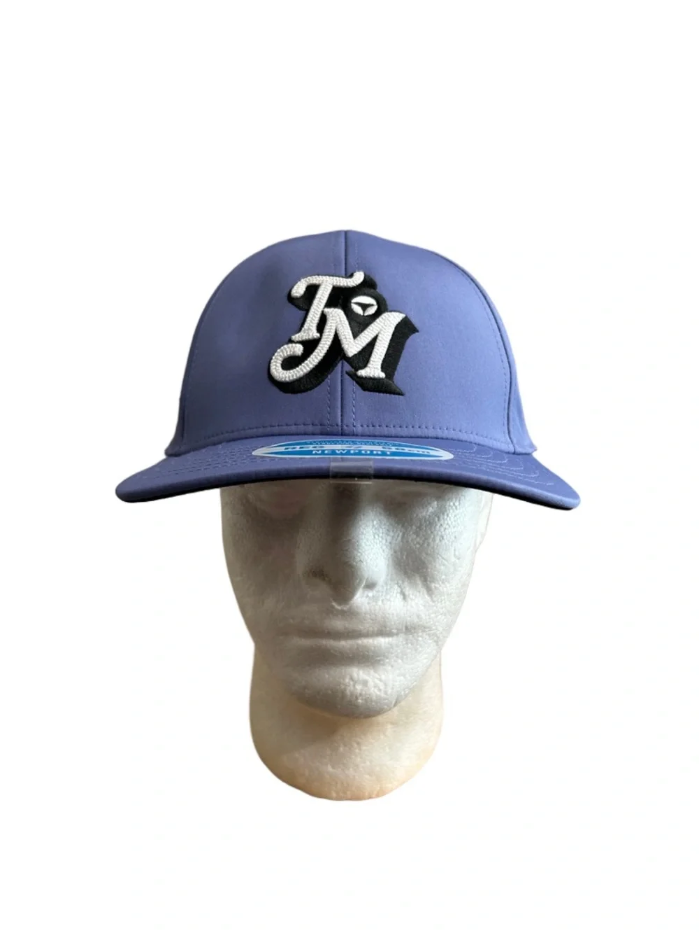 TaylorMade Lavender Flat-Brim Cap with Black & White Embroidered Logo